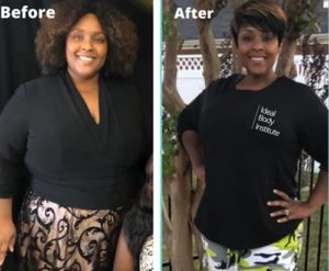 Weight Loss before and after