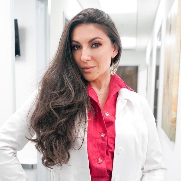 Dr. Angelina Postoev, a triple-board certified cosmetic surgeon in Atlanta