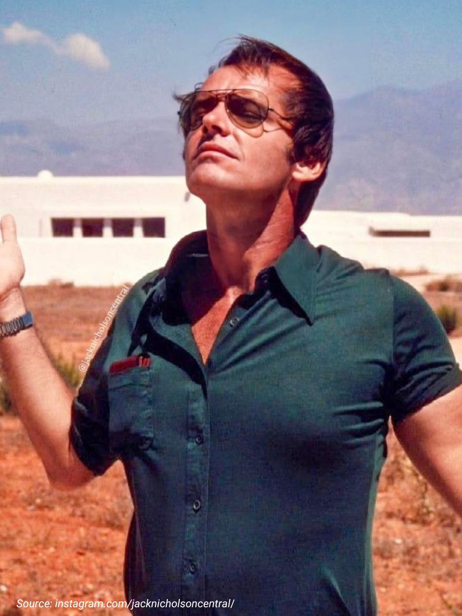 Jack Nicholson gynecomastia