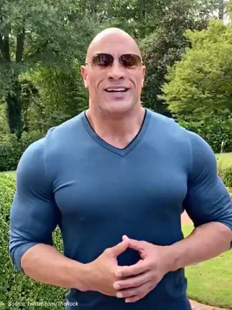 The Rock Dwayne Johnson gynecomastia