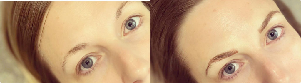 Permanent Makeup Before And After Brows